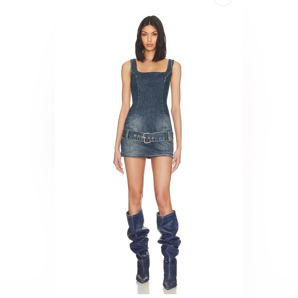 Revolve // EB Denim Mini Dress - SMALL